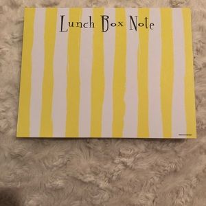 Lunch box notes